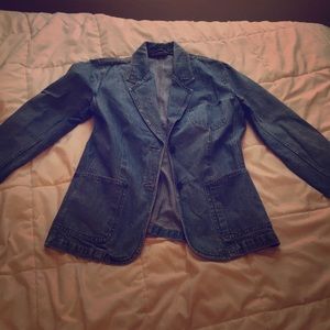 Vintage Blue Jean Blazer